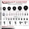 Service Caster 5'' Phenolic Swivel 1-3/8'' Expanding Stem Caster Set 2 Total Lock Brakes, 4PK SCC-EXTTL20S514-PHR-2-S-2-138 - alternate 2